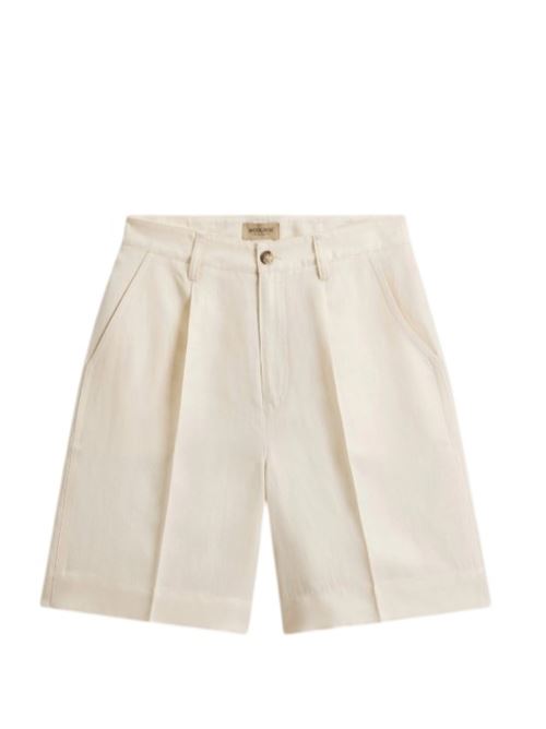 Pantaloncini in misto lino con pinces WOOLRICH | CFWWSH2005FRUT3043.8743